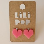 Boucles d'oreilles Lili POP- Formes et couleurs variés